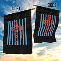 Christian Jesus Lovers Garden Flag Striped Preppy God Is Good All The Time