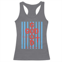 Christian Jesus Lovers Racerback Tank Top Striped Preppy God Is Good All The Time