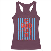 Christian Jesus Lovers Racerback Tank Top Striped Preppy God Is Good All The Time