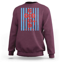 Christian Jesus Lovers Sweatshirt Striped Preppy God Is Good All The Time