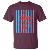 Christian Jesus Lovers T Shirt Striped Preppy God Is Good All The Time