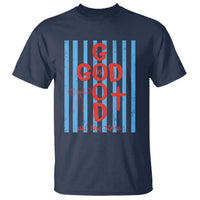 Christian Jesus Lovers T Shirt Striped Preppy God Is Good All The Time