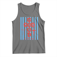 Christian Jesus Lovers Tank Top Striped Preppy God Is Good All The Time