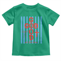 Christian Jesus Lovers Toddler T Shirt Striped Preppy God Is Good All The Time
