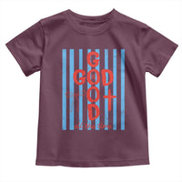 Christian Jesus Lovers Toddler T Shirt Striped Preppy God Is Good All The Time