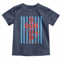 Christian Jesus Lovers Toddler T Shirt Striped Preppy God Is Good All The Time