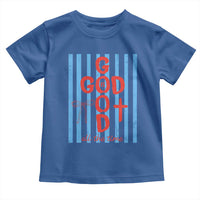 Christian Jesus Lovers Toddler T Shirt Striped Preppy God Is Good All The Time