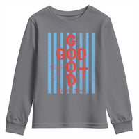 Christian Jesus Lovers Youth Sweatshirt Striped Preppy God Is Good All The Time