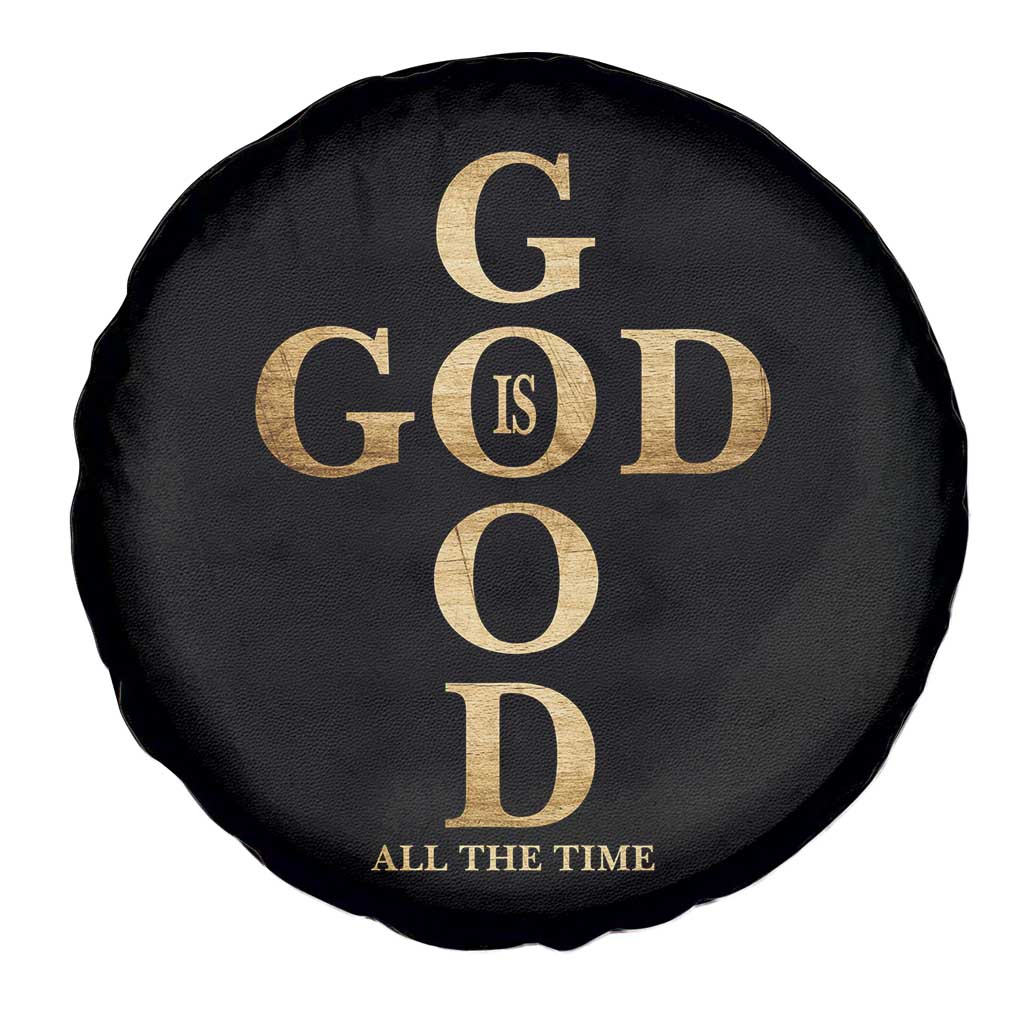 Christian Jesus Lovers Spare Tire Cover God Is Good All The Time Cross