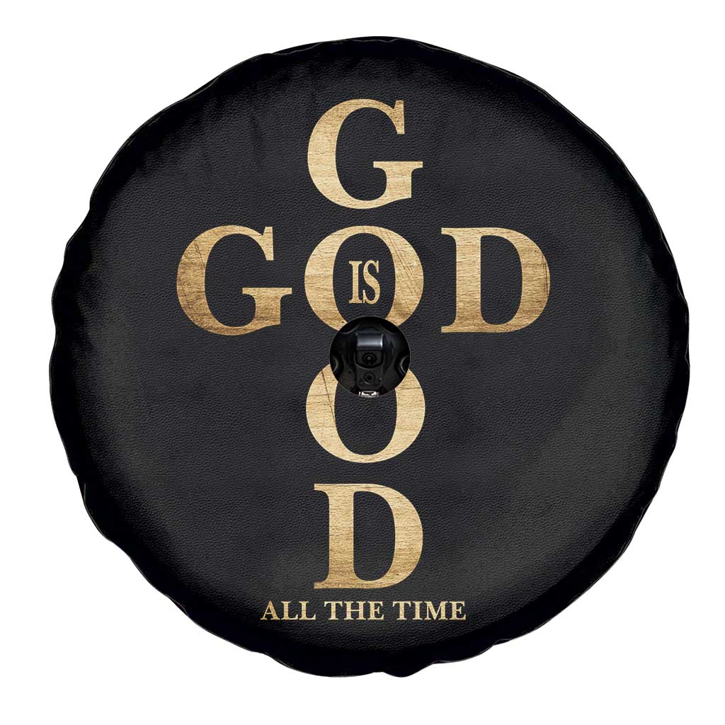 Christian Jesus Lovers Spare Tire Cover God Is Good All The Time Cross