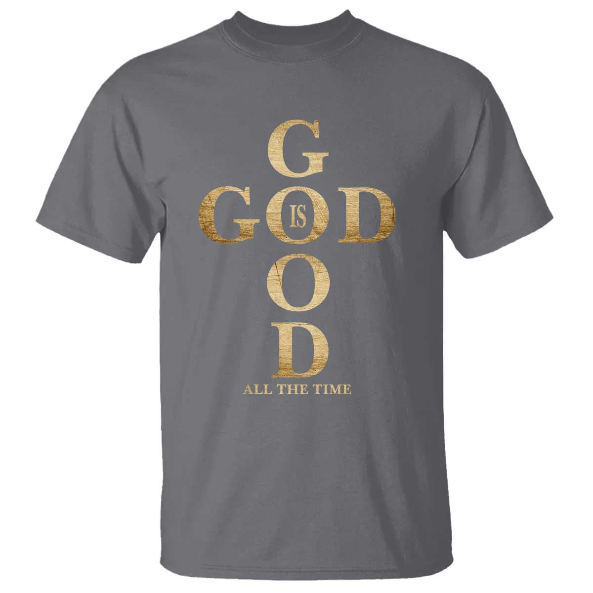 Christian Jesus Lovers T Shirt God Is Good All The Time Cross