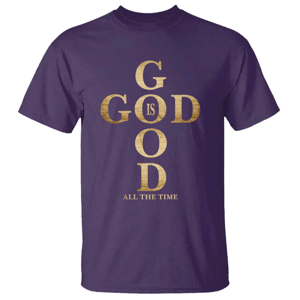 Christian Jesus Lovers T Shirt God Is Good All The Time Cross
