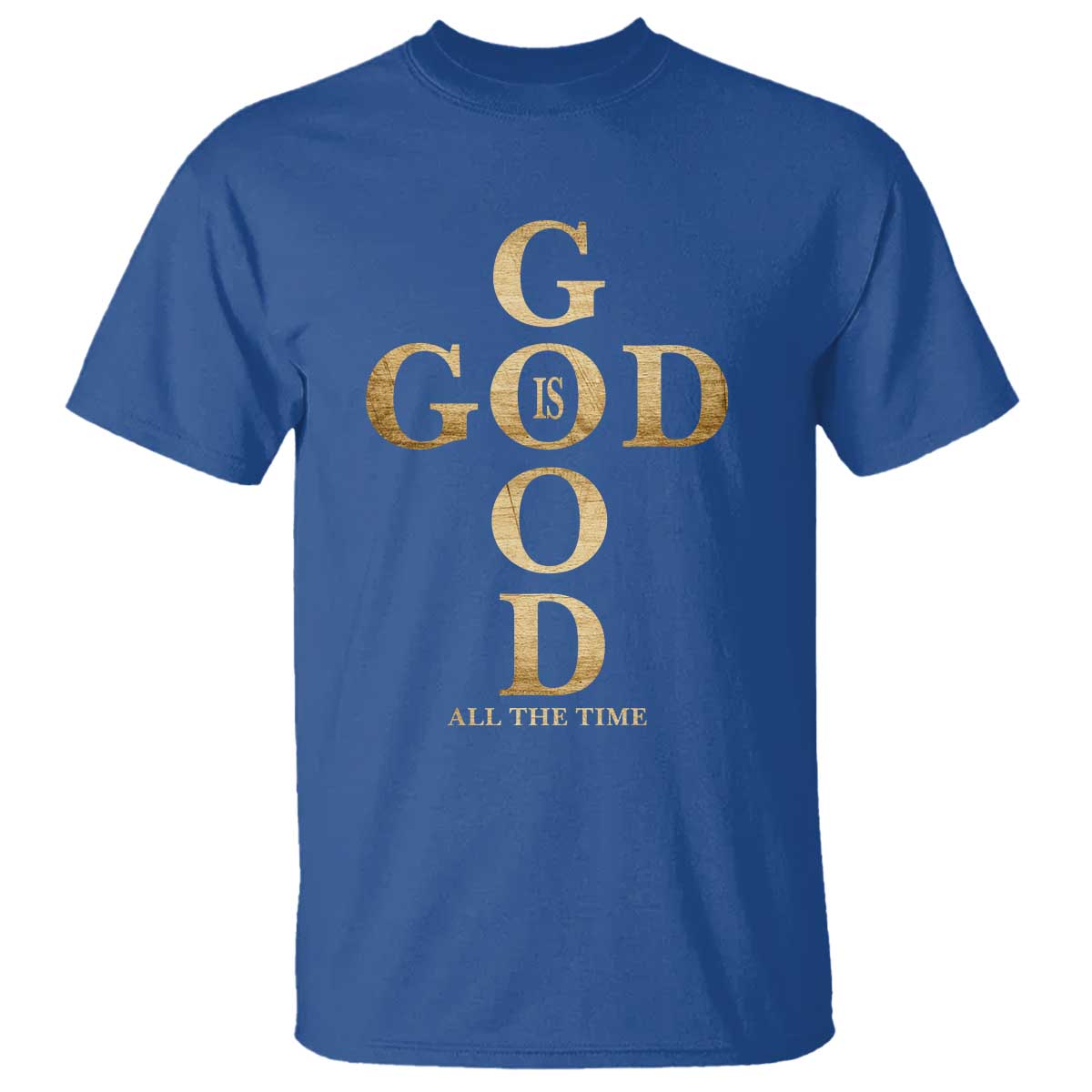 Christian Jesus Lovers T Shirt God Is Good All The Time Cross