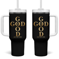 Christian Jesus Lovers Tumbler With Handle God Is Good All The Time Cross