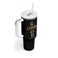 Christian Jesus Lovers Tumbler With Handle God Is Good All The Time Cross