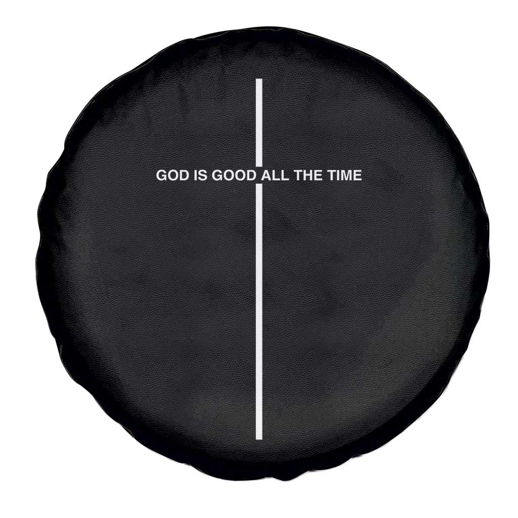 God Is Good All The Time Spare Tire Cover Jesus Cross Christian Minimal Religious Faith