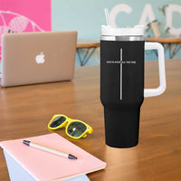 God Is Good All The Time Tumbler With Handle Jesus Cross Christian Minimal Religious Faith