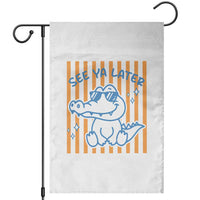 See You Later Alligator Garden Flag Funny Last Day End of Year Teacher Summer Gift