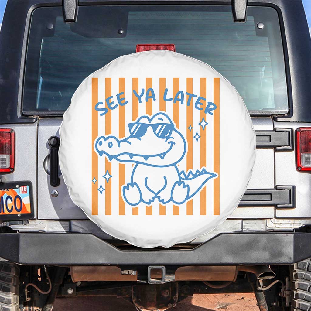 See You Later Alligator Spare Tire Cover Funny Last Day End of Year Teacher Summer Gift