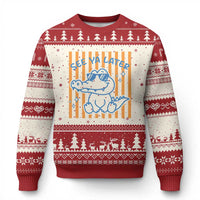 See You Later Alligator Ugly Christmas Sweater Funny Last Day End of Year Teacher Summer Gift