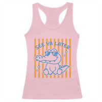 See You Later Alligator Racerback Tank Top Funny Last Day End of Year Teacher Summer Gift
