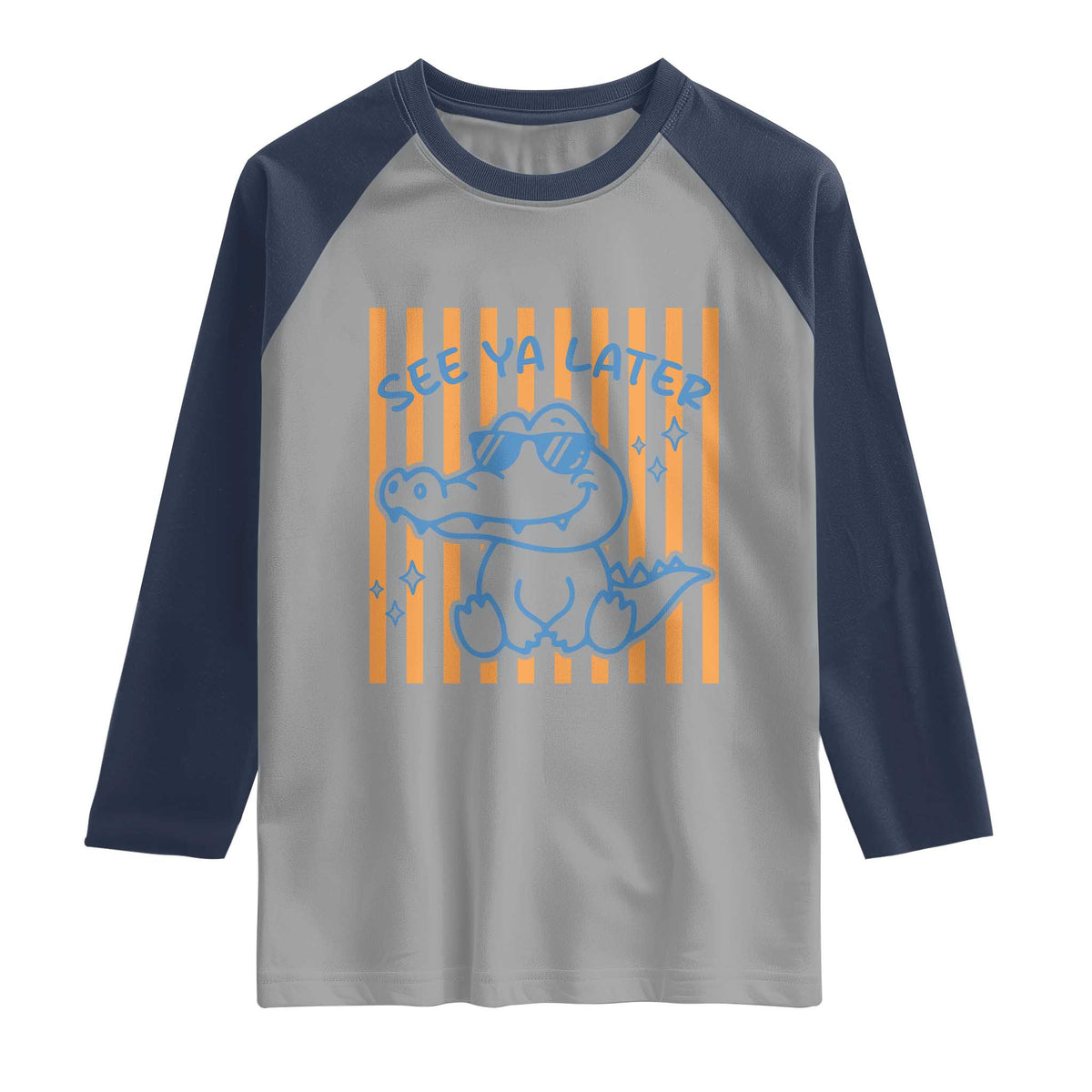 See You Later Alligator Raglan Shirt Funny Last Day End of Year Teacher Summer Gift