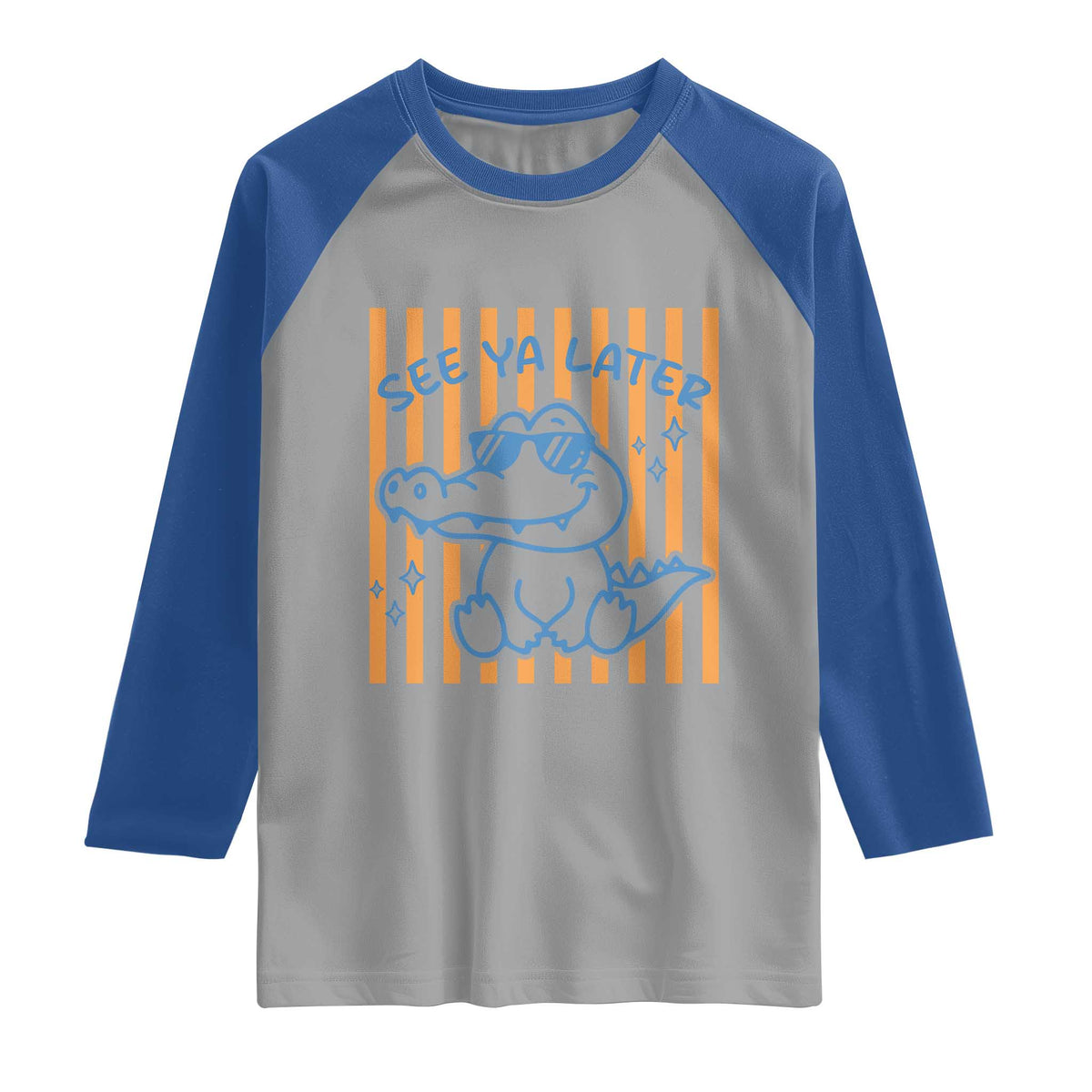See You Later Alligator Raglan Shirt Funny Last Day End of Year Teacher Summer Gift