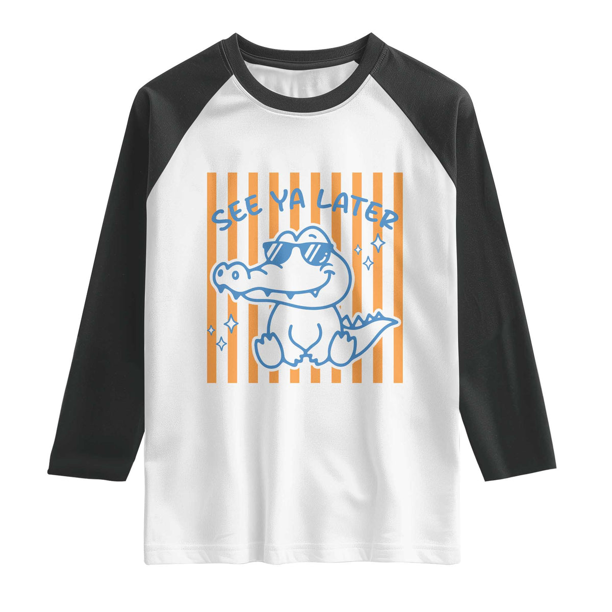 See You Later Alligator Raglan Shirt Funny Last Day End of Year Teacher Summer Gift