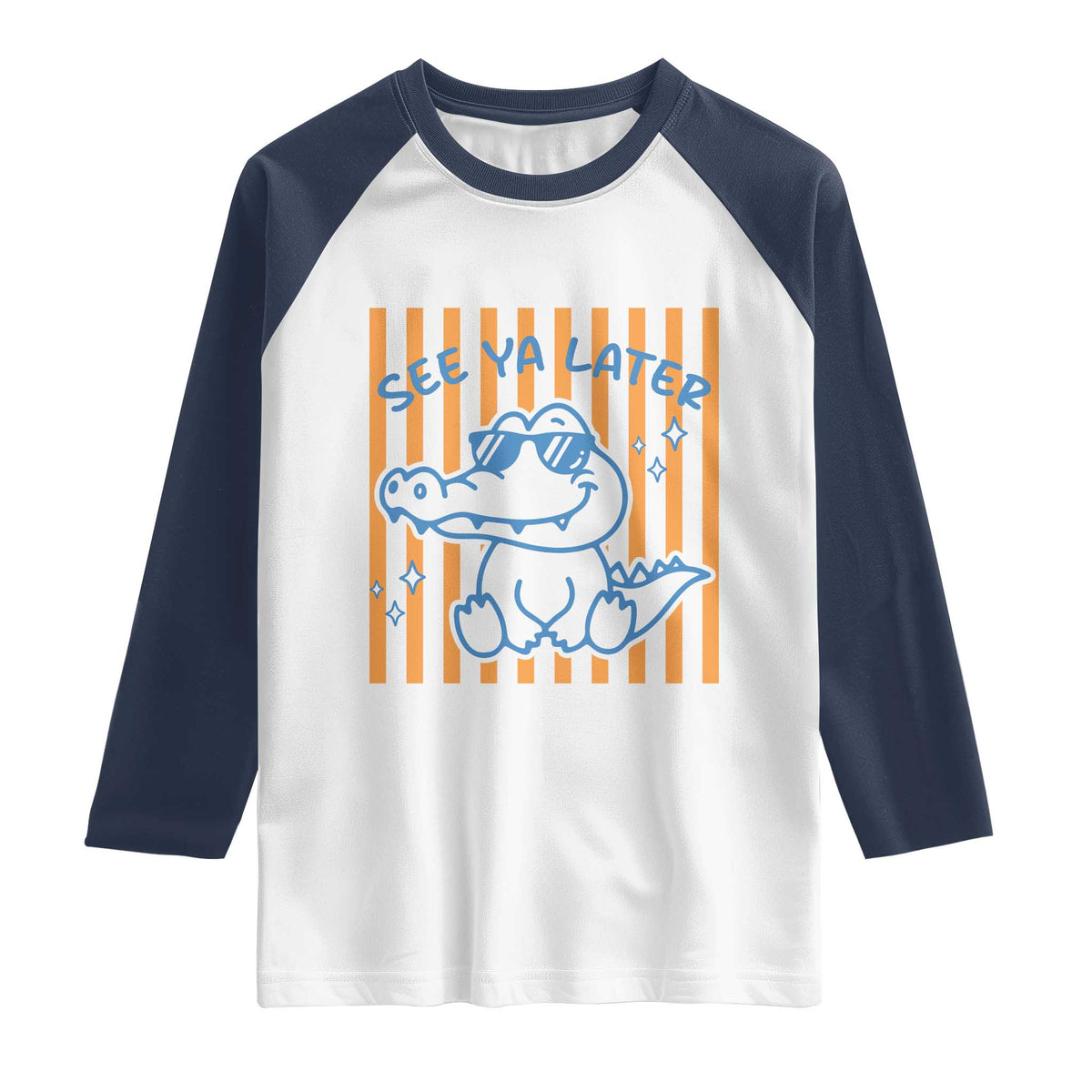 See You Later Alligator Raglan Shirt Funny Last Day End of Year Teacher Summer Gift