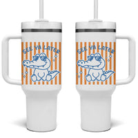 See You Later Alligator Tumbler With Handle Funny Last Day End of Year Teacher Summer Gift
