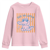 See You Later Alligator Youth Sweatshirt Funny Last Day End of Year Teacher Summer Gift