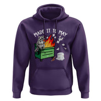 Last Day of School Hoodie Funny Raccoon Dumpster Fire Made It To May Teacher