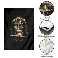 Shroud Of Turin Jesus Garden Flag Jesus Christ Face Religious Catholic Christian Faith