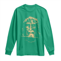 Shroud Of Turin Jesus Long Sleeve Shirt Jesus Christ Face Religious Catholic Christian Faith