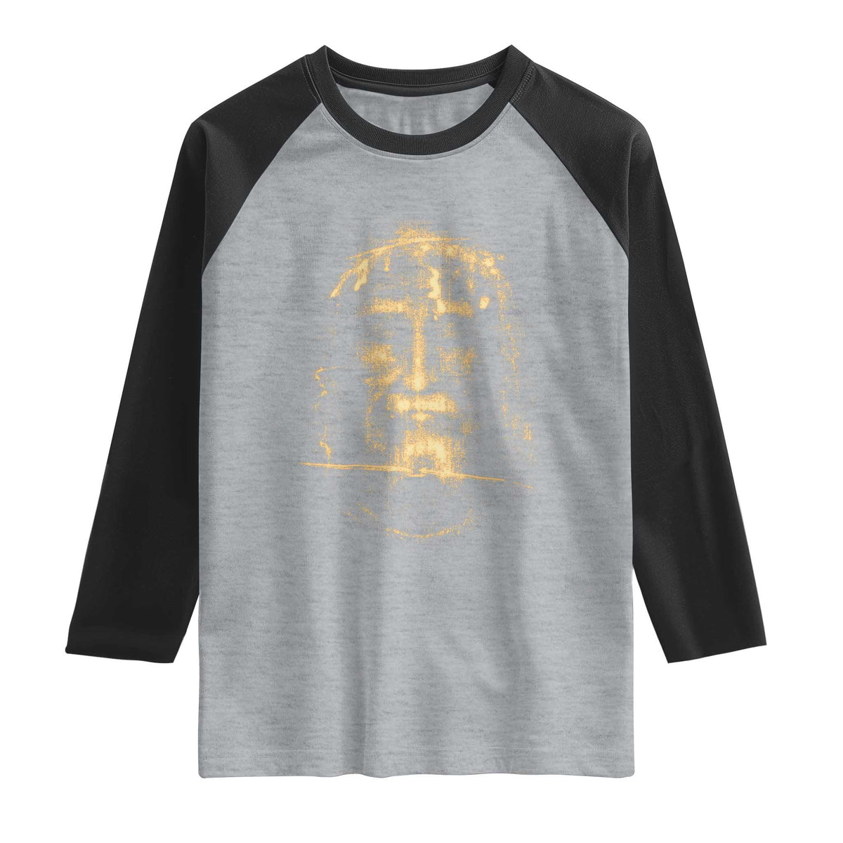 Shroud Of Turin Jesus Raglan Shirt Jesus Christ Face Religious Catholic Christian Faith