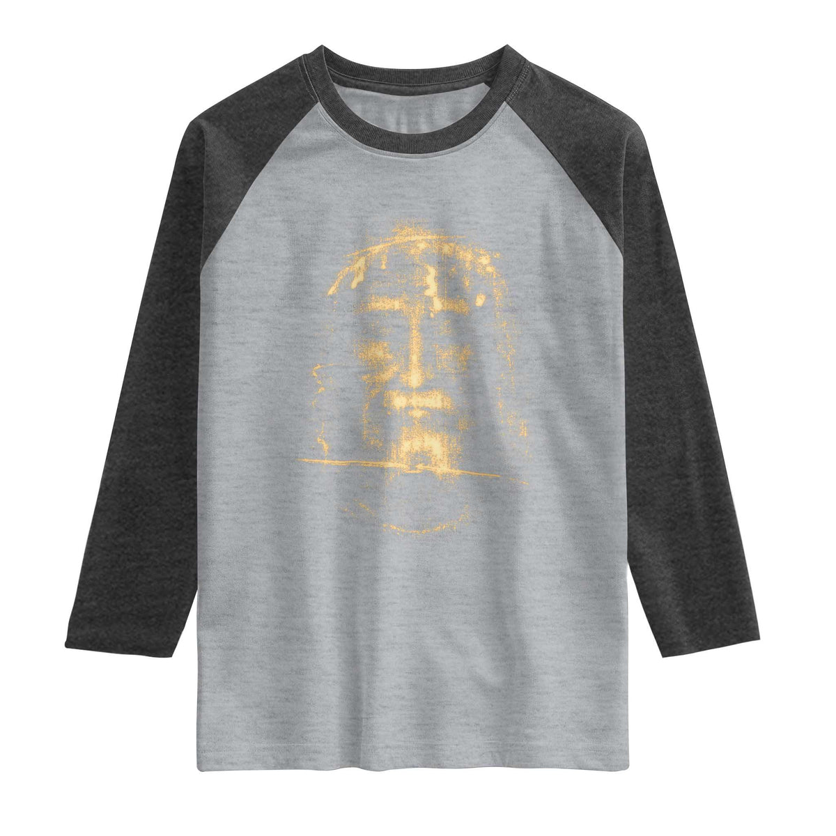 Shroud Of Turin Jesus Raglan Shirt Jesus Christ Face Religious Catholic Christian Faith
