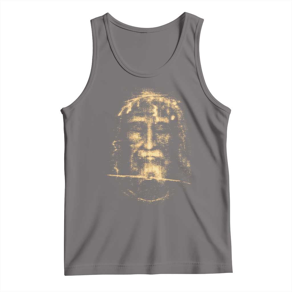 Shroud Of Turin Jesus Tank Top Jesus Christ Face Religious Catholic Christian Faith
