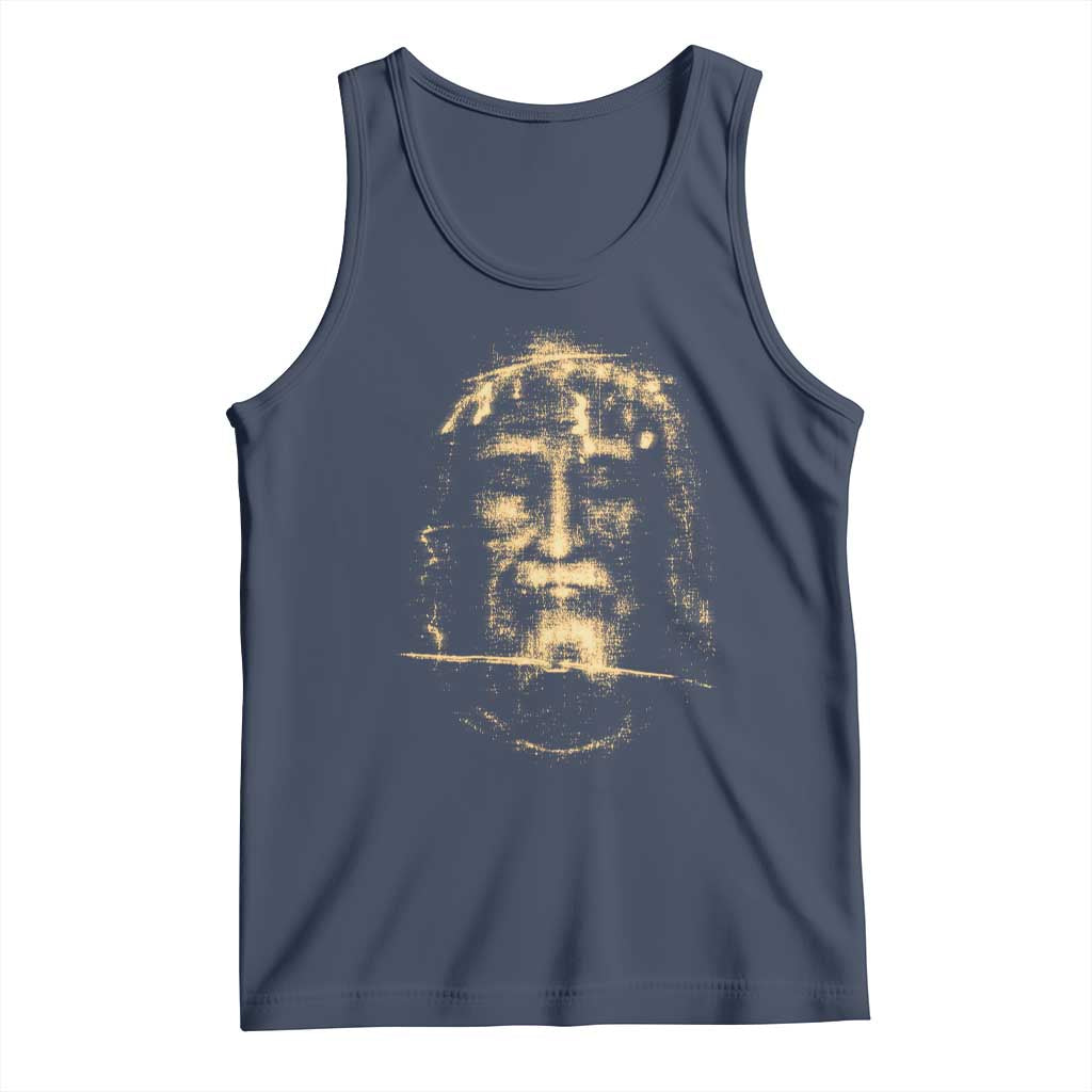 Shroud Of Turin Jesus Tank Top Jesus Christ Face Religious Catholic Christian Faith