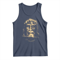 Shroud Of Turin Jesus Tank Top Jesus Christ Face Religious Catholic Christian Faith