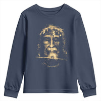 Shroud Of Turin Jesus Youth Sweatshirt Jesus Christ Face Religious Catholic Christian Faith