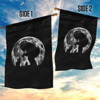 Fun Hand Boop Nose Bigfoot Cat Garden Flag Sasquatch Full Moon