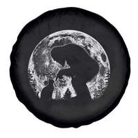 Fun Hand Boop Nose Bigfoot Cat Spare Tire Cover Sasquatch Full Moon