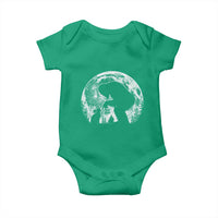 Fun Hand Boop Nose Bigfoot Cat Baby Onesie Sasquatch Full Moon