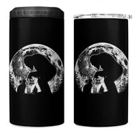 Fun Hand Boop Nose Bigfoot Cat 4 in 1 Can Cooler Tumbler Sasquatch Full Moon