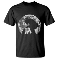 Fun Hand Boop Nose Bigfoot Cat T Shirt Sasquatch Full Moon