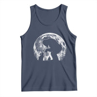 Fun Hand Boop Nose Bigfoot Cat Tank Top Sasquatch Full Moon