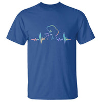Fun Hand Boop Nose Bigfoot Cat T Shirt Heartbeat Sasquatch Cat Lover Animal Silhouette