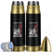 Retro I Found Jesus Still Looking For Bigfoot Bullet Tumbler Camouflage US American Flag Camo