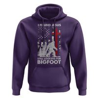 Retro I Found Jesus Still Looking For Bigfoot Hoodie Camouflage US American Flag Camo