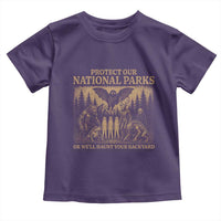 Funny Mothman Protect Our National Parks Toddler T Shirt Ghost Wendigo Skull Cryptid Weirdcore Folk Horror